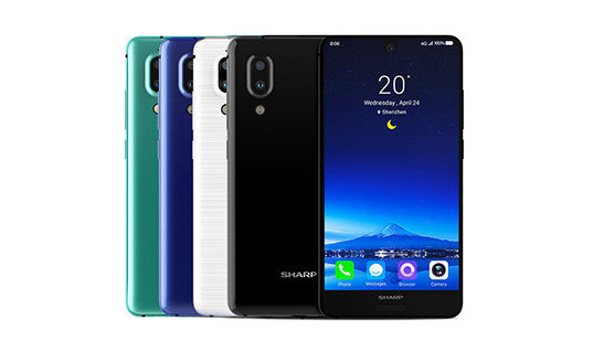 88056Sharp Aquos S2: японско-китайский смартфон с безрамочным экраном и двойной задней камерой