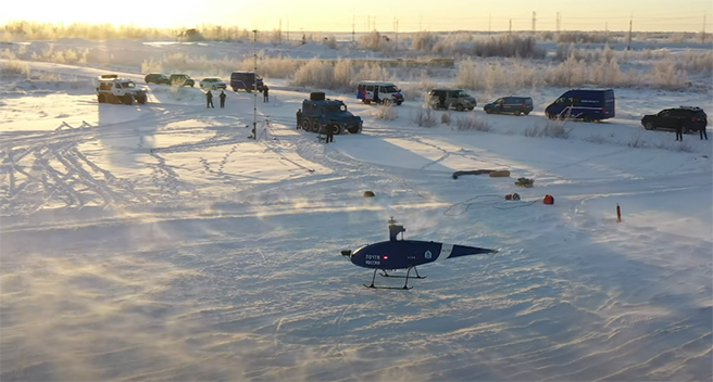 170330«Почта России» доставила груз с помощью беспилотного вертолета
