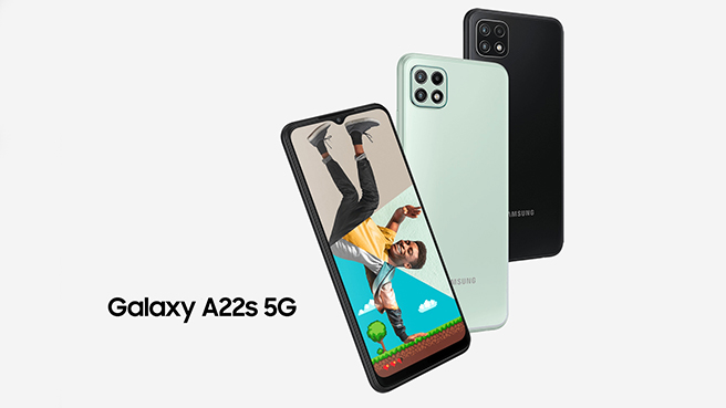 170652В РФ стартовали продажи смартфона Samsung Galaxy A22s 5G с 90-герцевым Full HD-экраном