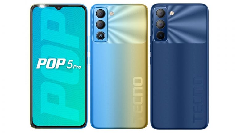 172950Tecno Pop 5 Pro: недорогой смартфон с аккумулятором на 6 000 мАч