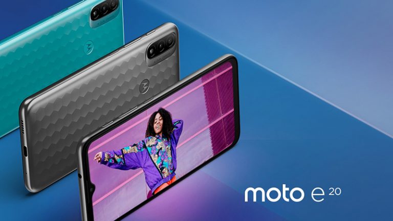 179450В Россию прибыл бюджетный смартфон Motorola Moto E20 с фазовым автофокусом и батареей на 4 000 мАч