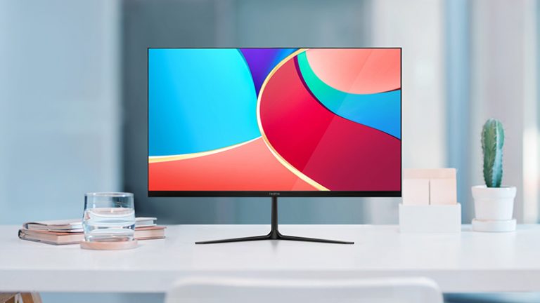 253362Realme Flat Monitor Full HD: компьютерный монитор с металлической подставкой и портом USB Type-C